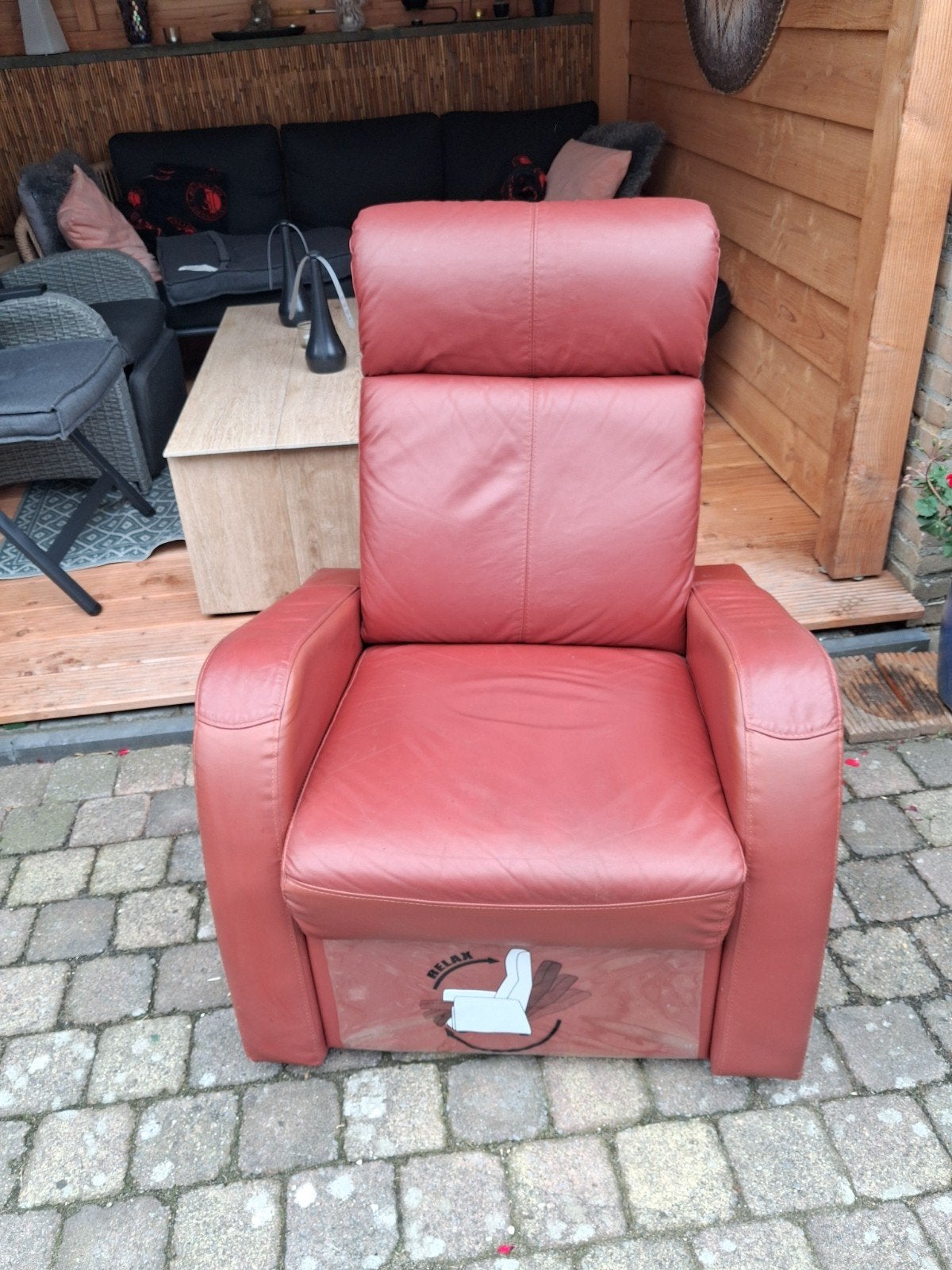 relax stoel kan ook ruilen voor een kratje bier, Ophalen, Gebruikt, Overige materialen, 50 tot 75 cm