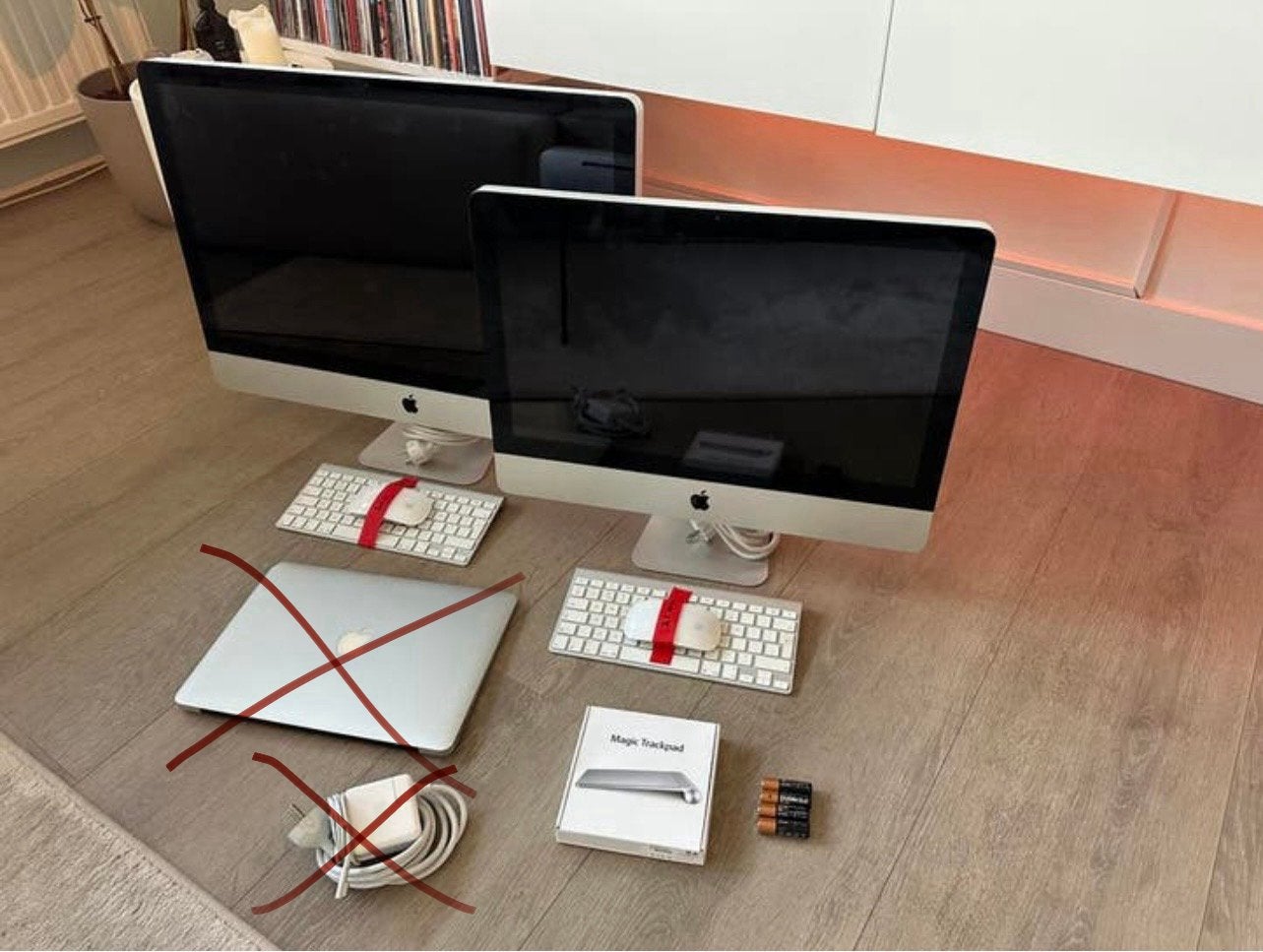 Apple iMac 27inch + iMac 21,5inch + Trackpad, Computers en Software, Apple Macbooks, Ophalen, Overige modellen, 2 tot 3 Ghz, 13 inch