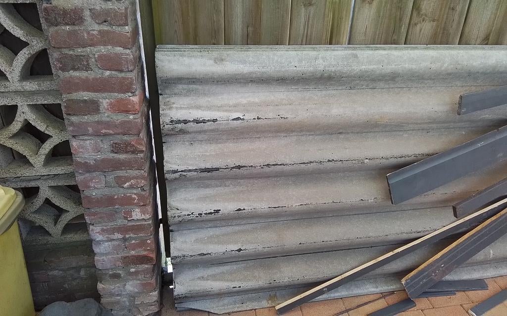Tekoop, Doe-het-zelf en Verbouw, Dakpannen en Dakbedekking, Overige materialen, Zwart, Golfplaat, 5 tot 10 m²