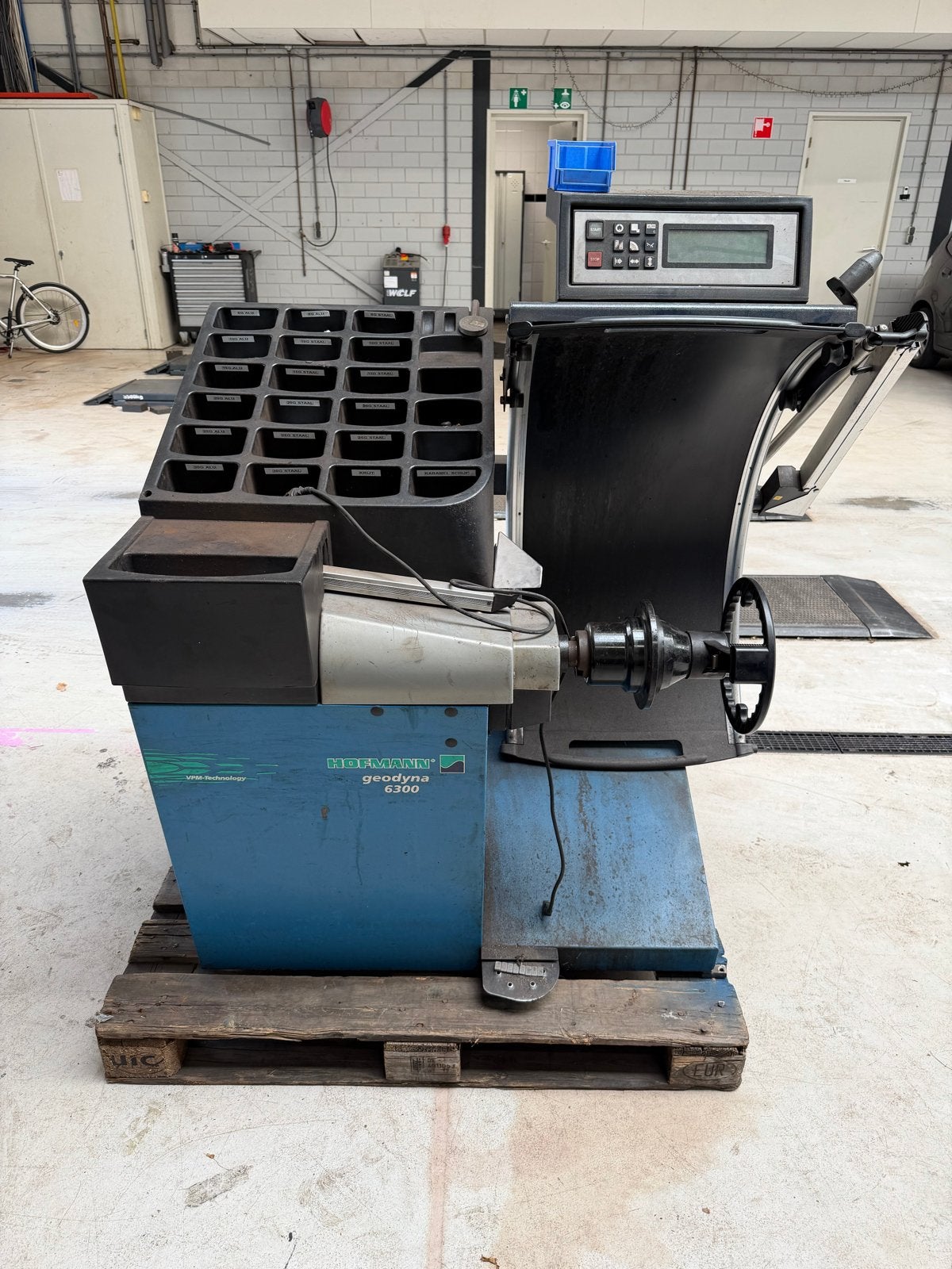 Hofmann Geodyna 6300 Balanceerapparaat, Auto diversen, Ophalen, Gebruikt