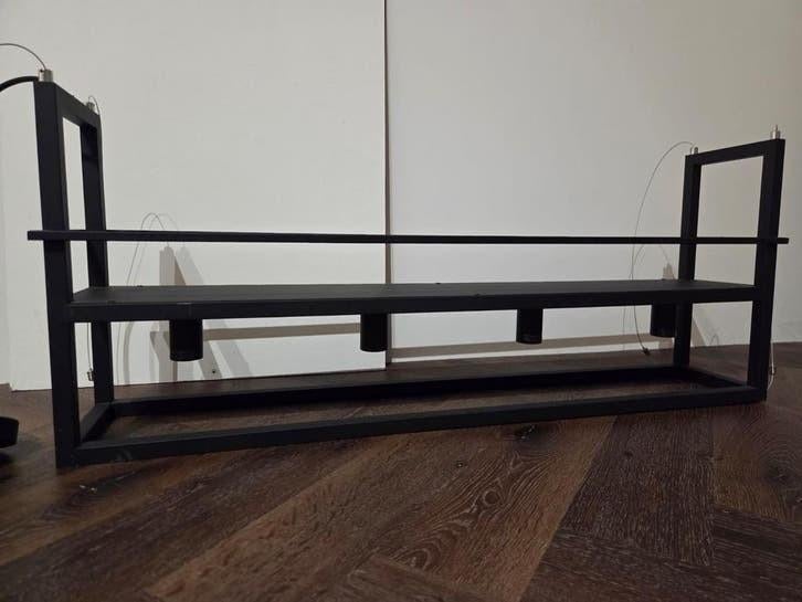 Hanglamp Cage met rek, Ophalen of Verzenden, 75 cm of meer