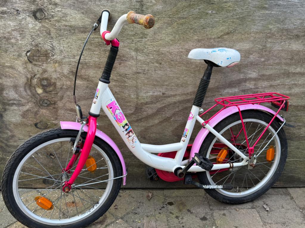 Kinder fiets, Ophalen, Zo goed als nieuw, Minder dan 16 inch
