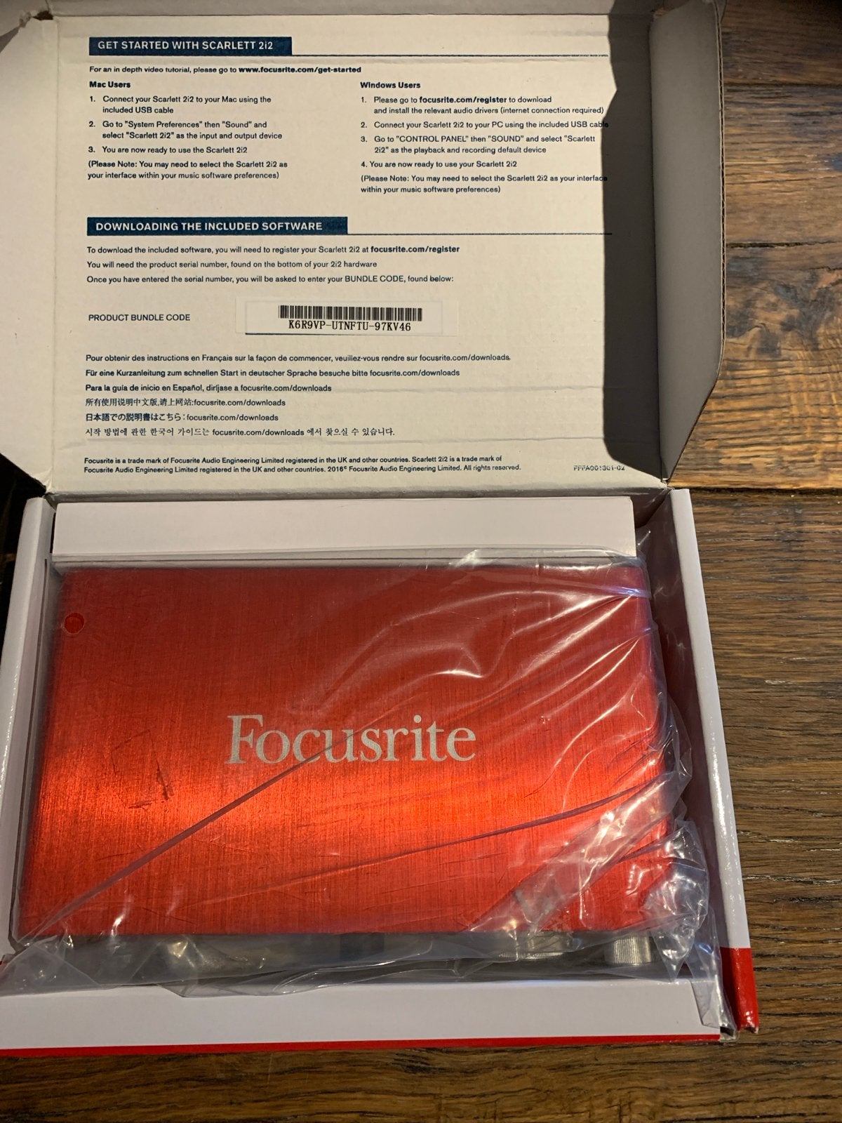 Focusrite Scarlett 2i2 USB Audio Interface, Ophalen of Verzenden, Zo goed als nieuw