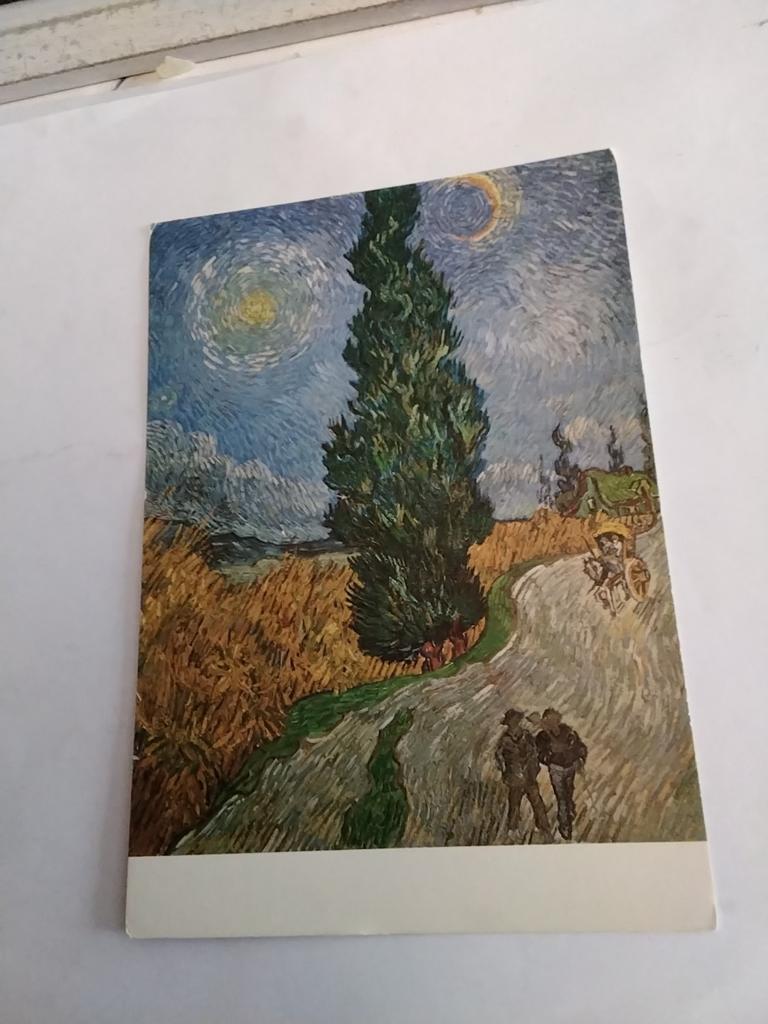 VINCENT VAN GOGH  1979. CYPRES MET STER, ST.MREMY 1890, Ophalen of Verzenden