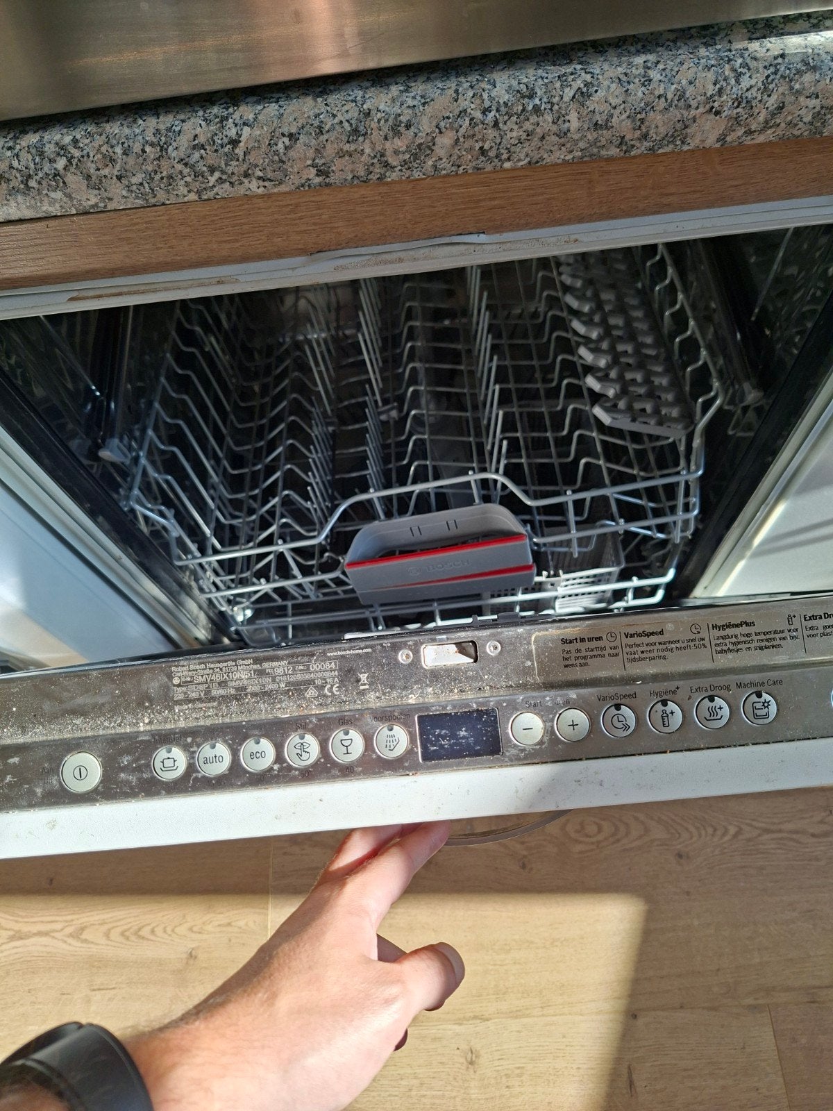 Bosch SMV46IX10N/51 Vaatwasser met E19 foutcode, Ophalen, Niet werkend, Inbouw