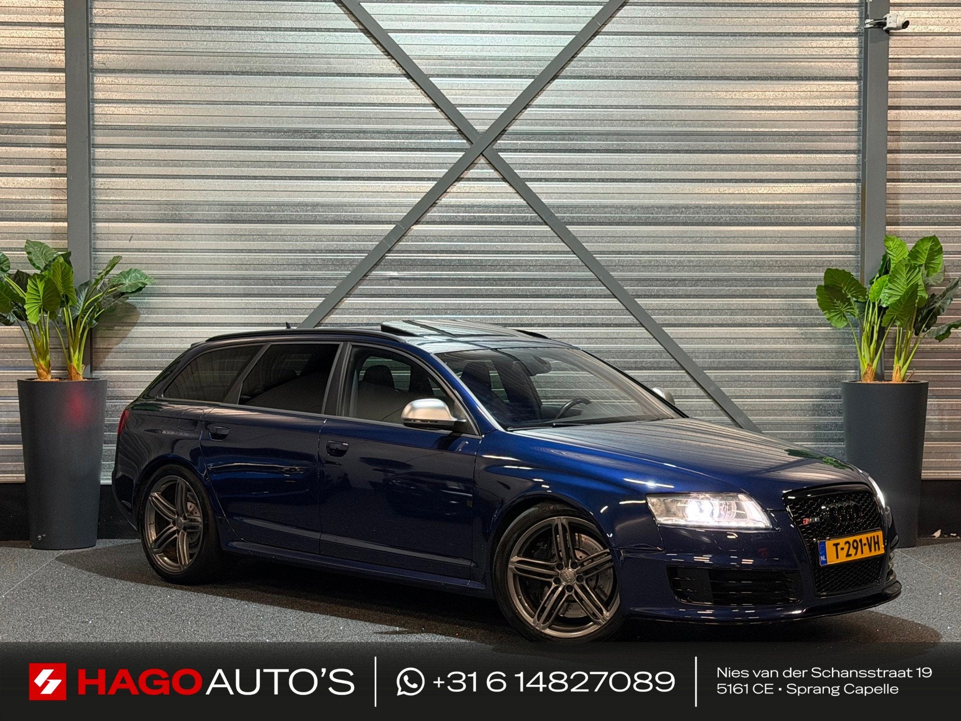Audi A6 Avant 5.0 TFSI RS 6 580-PK!/BI-XENON/SCHUIFDAK/NAVI/, Automaat, Gebruikt, Zwart, Blauw
