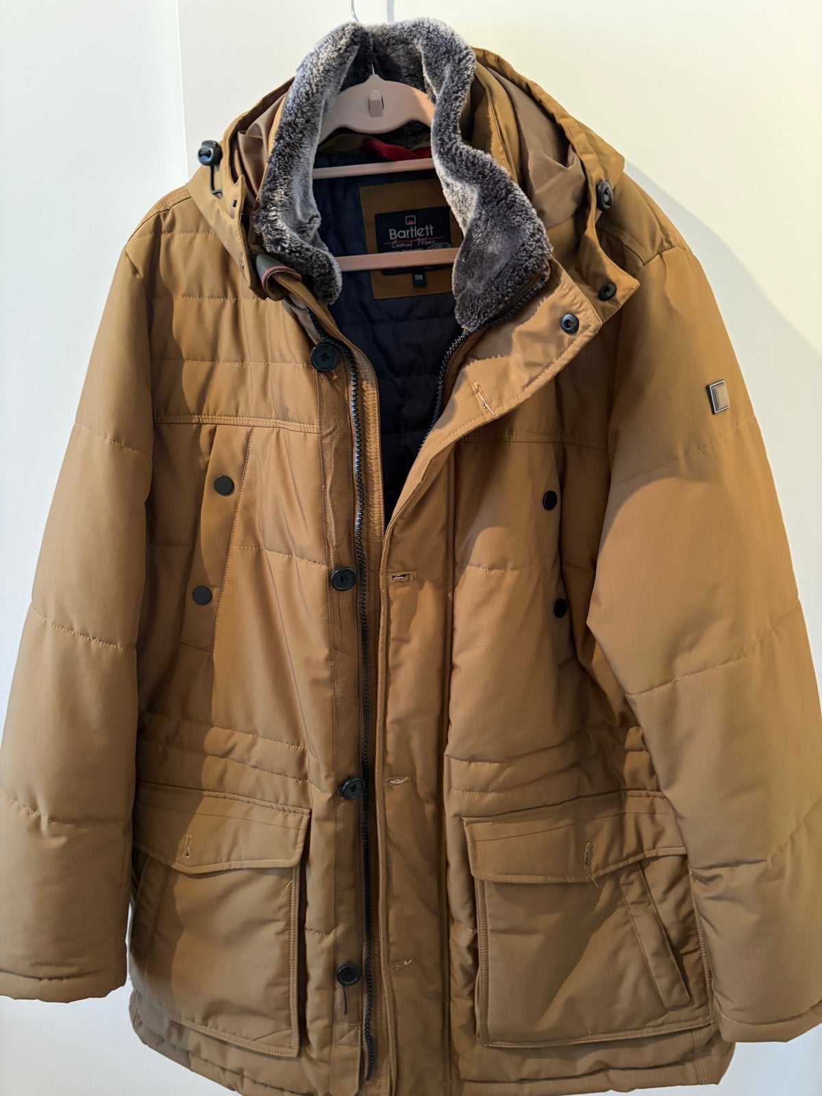 Bartlett Casual Wear Winterjas. Nieuw, Kleding | Heren, Ophalen, Nieuw, Maat 56/58 (XL), Geel