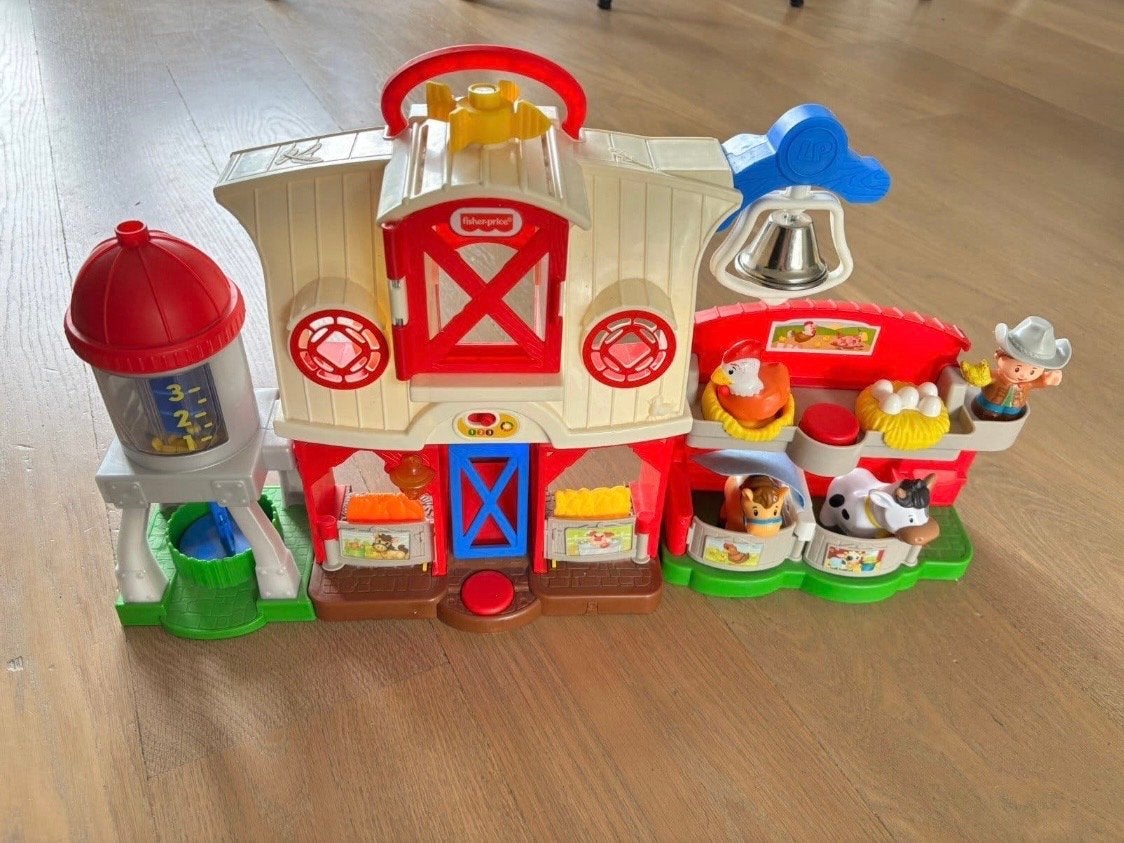 Fisher-Price Little People Boerderij Speelset met Geluid, Ophalen of Verzenden, Zo goed als nieuw, Overige typen, Met geluid