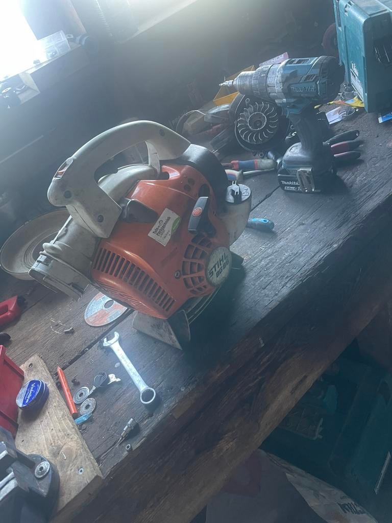 Stihl bladblazer, Ophalen, Gebruikt
