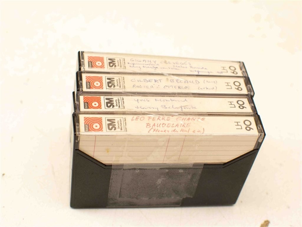 4 Basf cassettebandjes 38258, Ophalen of Verzenden, Gebruikt, Overige genres, 1 bandje