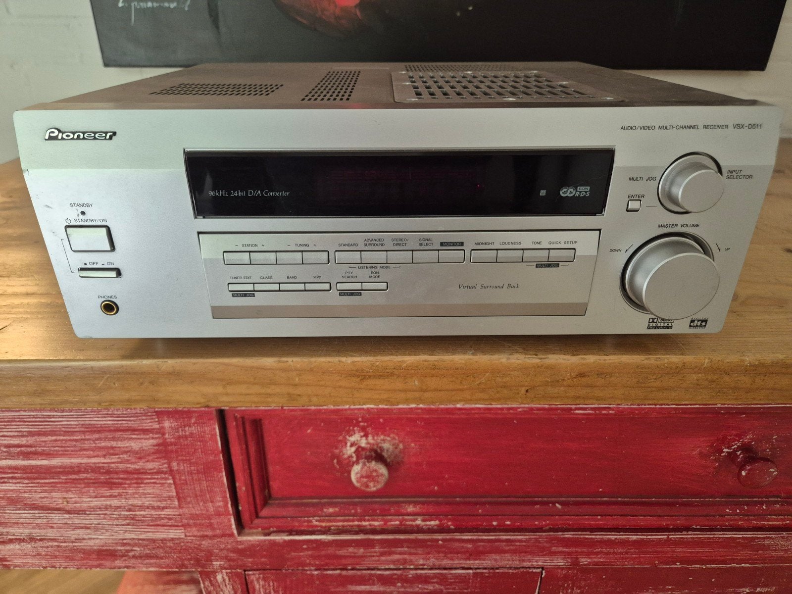 Pioneer VSX-D511 Audio/Video Multi-Channel Receiver, Ophalen, Gebruikt, 60 tot 120 watt, Pioneer