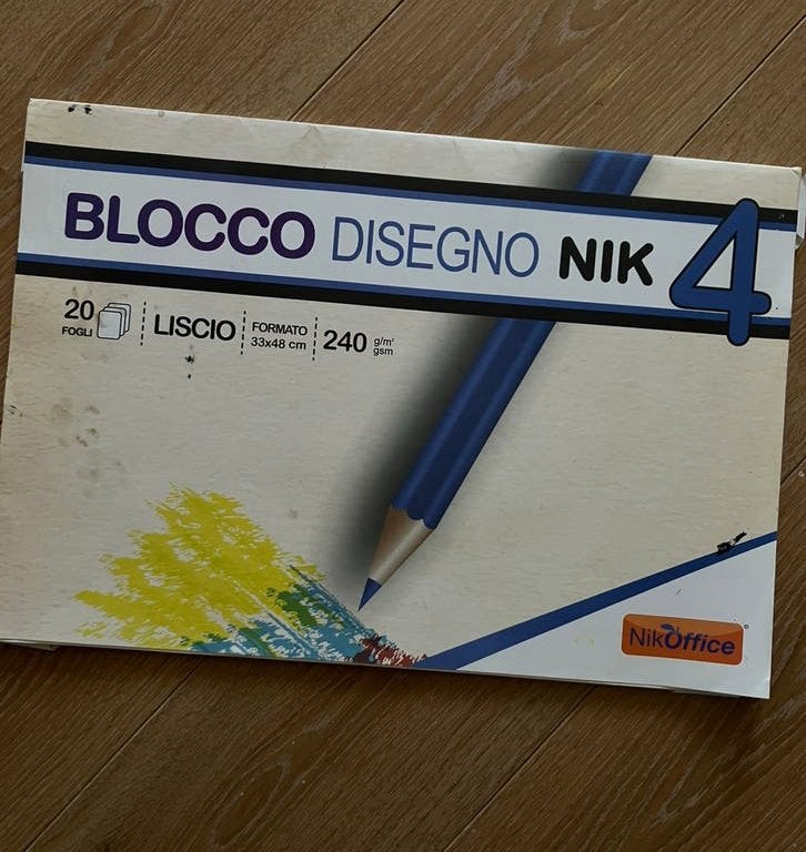 Tekenpapier, Ophalen, Zo goed als nieuw