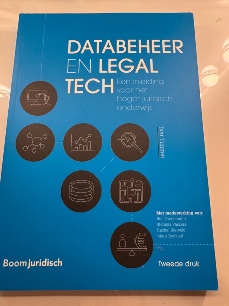 I. Timmer - Databeheer en legal tech, Verzenden, Sociale wetenschap, Zo goed als nieuw, I. Timmer
