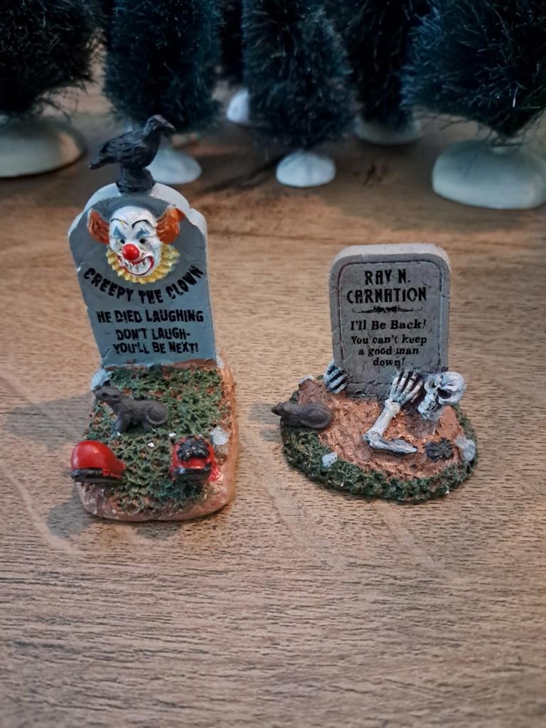 Lemax spooky town crazy headstones, Diversen, Kerst, Ophalen