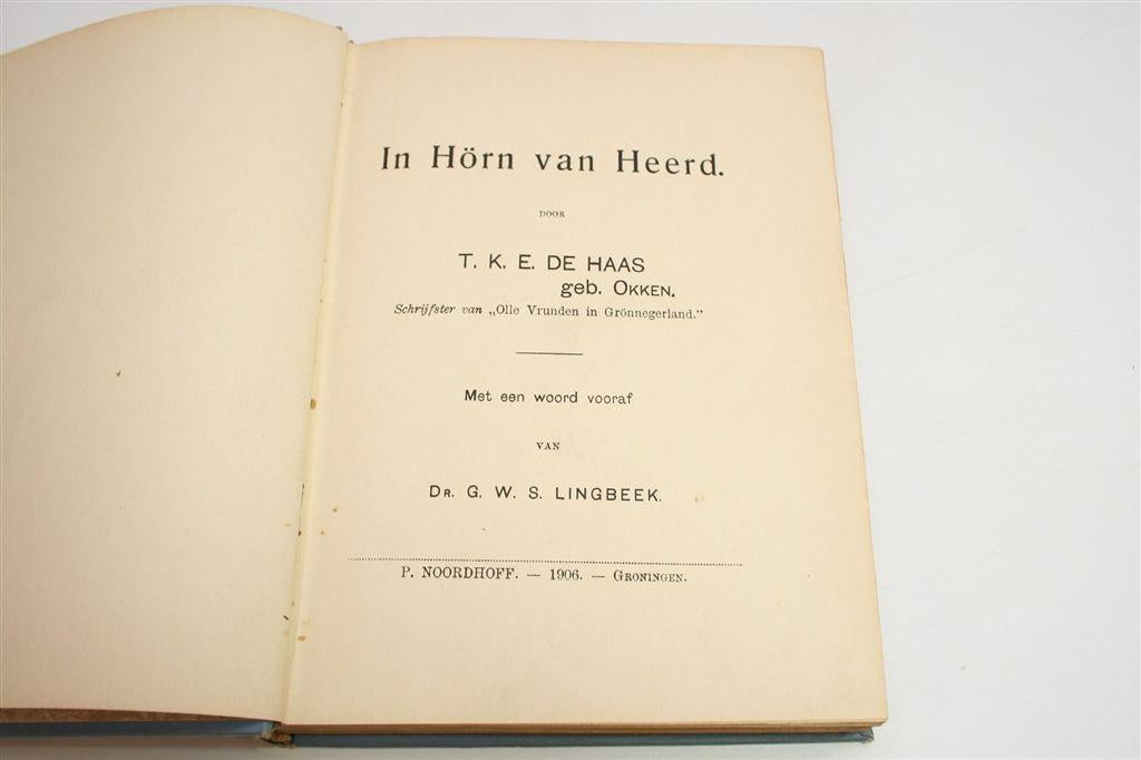 In Hörn van Heerd [1906] — Groningse Verhalenbundel — Okken, Boeken, Ophalen of Verzenden, Gelezen