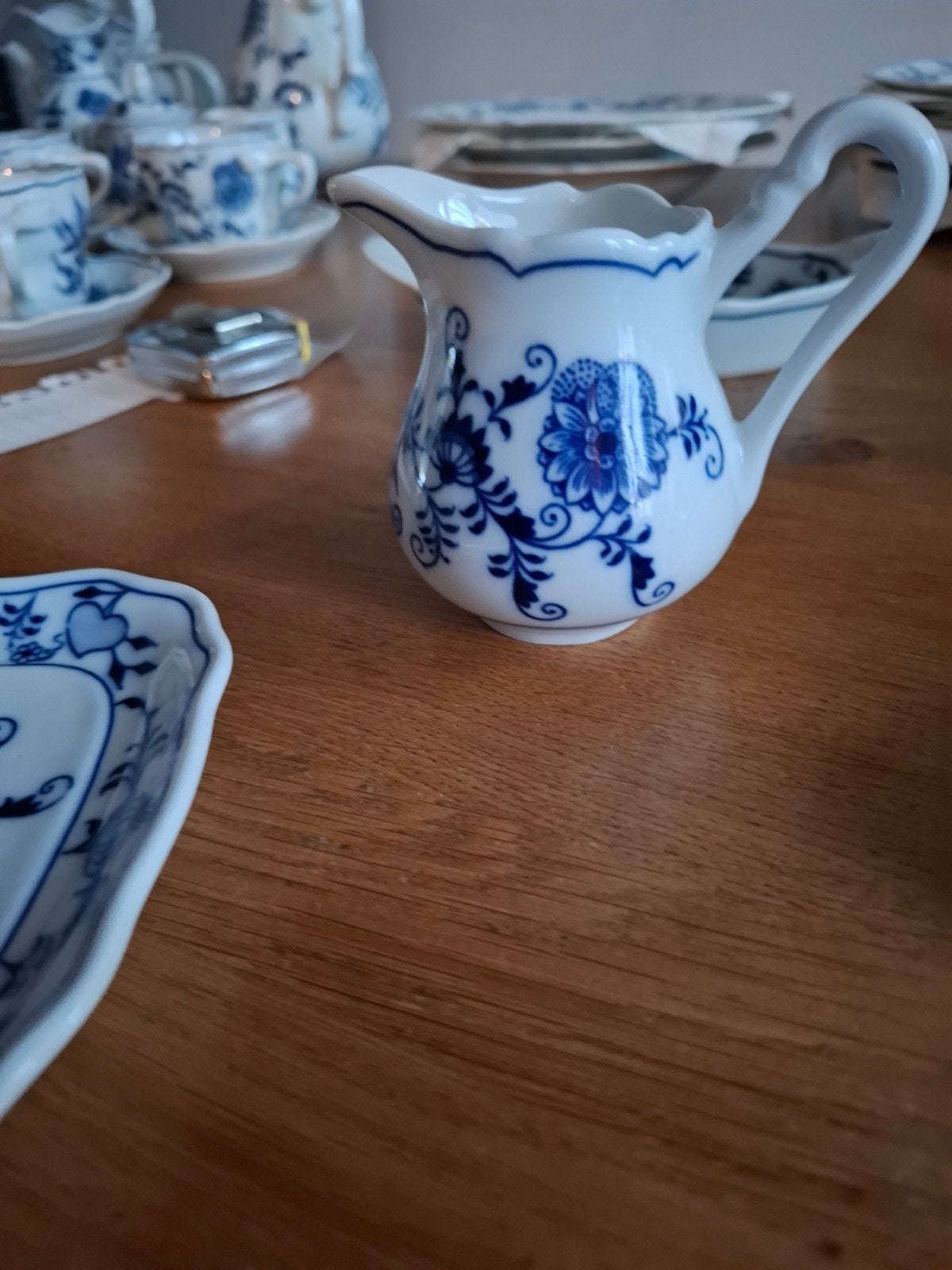 Melkkannetje - Original Zwiebelmuster - Blauw/Wit Porselein, Ophalen of Verzenden