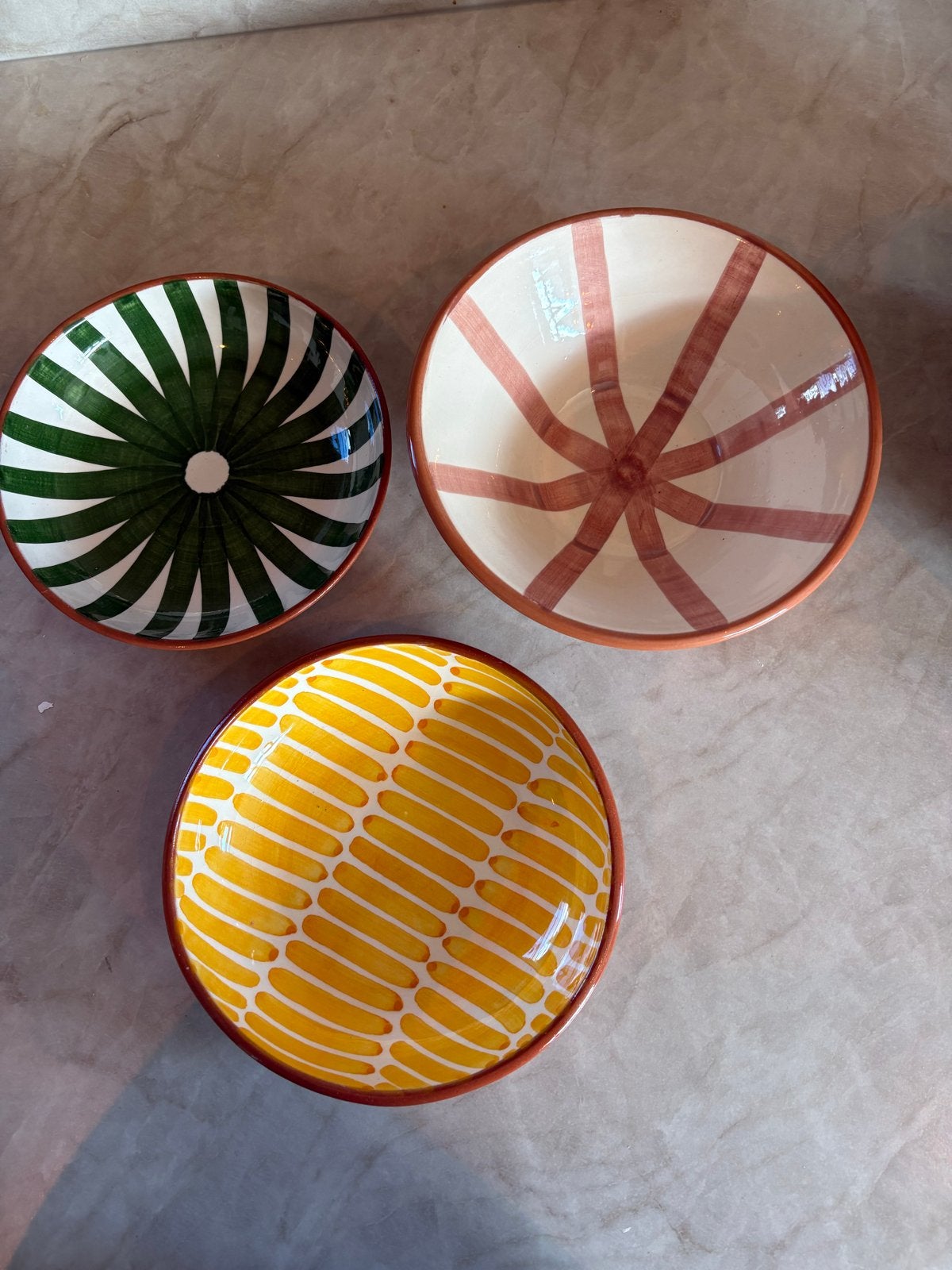 Casa Cubista servies - Portugees design schalen, Overige merken, Ophalen of Verzenden, Modern, Aardewerk