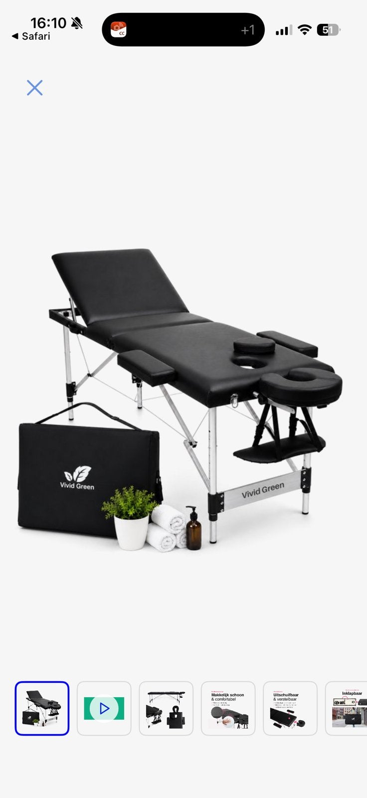 Massage tafel nieuw!, Ophalen of Verzenden, Nieuw, Massagetafel