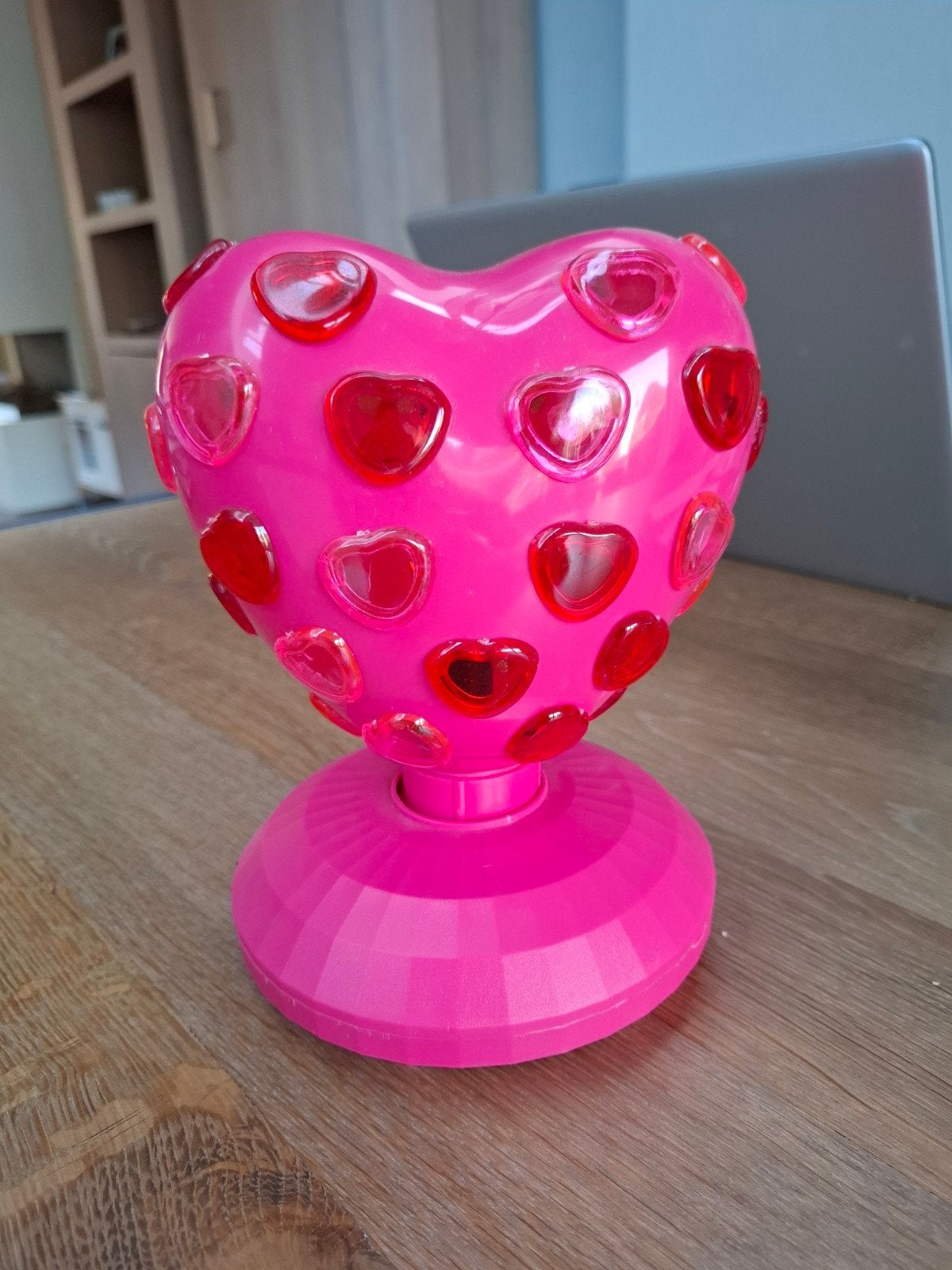 Discolamp roze hart, Roze, Ophalen of Verzenden, Zo goed als nieuw