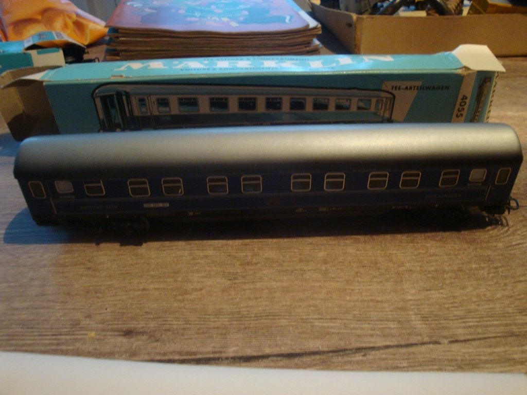 passagiers wagon in doos -marklin western germany, Hobby en Vrije tijd, Modeltreinen | H0, Wisselstroom, Wagon, Ophalen of Verzenden