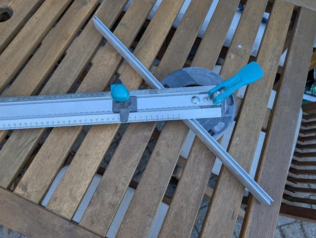 WOLFCRAFT T-geleider met parallelsnijder, Ophalen, Zo goed als nieuw