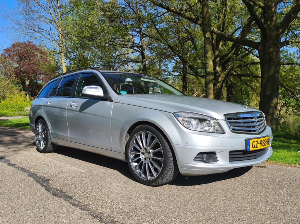 Mercedes-Benz C-Klasse 1.8 C180 Kompr. Estate 2008 Grijs, Auto's, Mercedes-Benz, 13 km/l, Achterwielaandrijving, 1435 kg, 1796 cc
