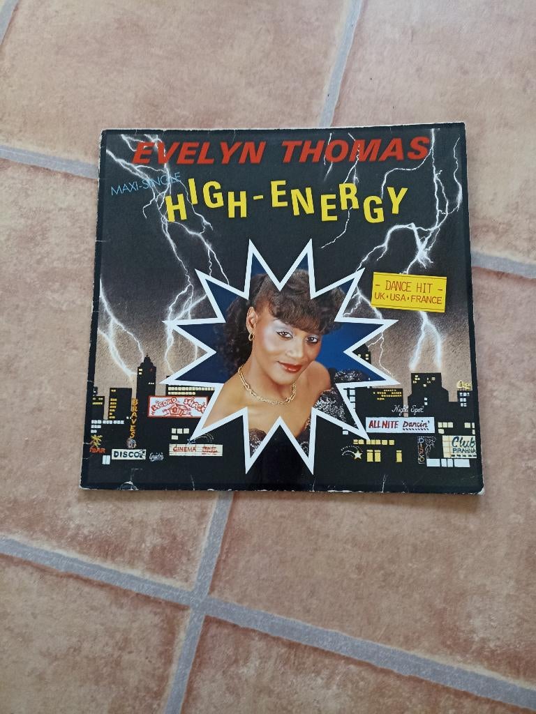 12'' Evelyn Thomas - High energy, Gebruikt, Overige genres, Maxi-single, Ophalen of Verzenden
