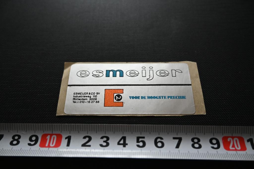 sticker folie rotterdam ESMEIJER & CO BV industrieweg 110, Ophalen, Zo goed als nieuw