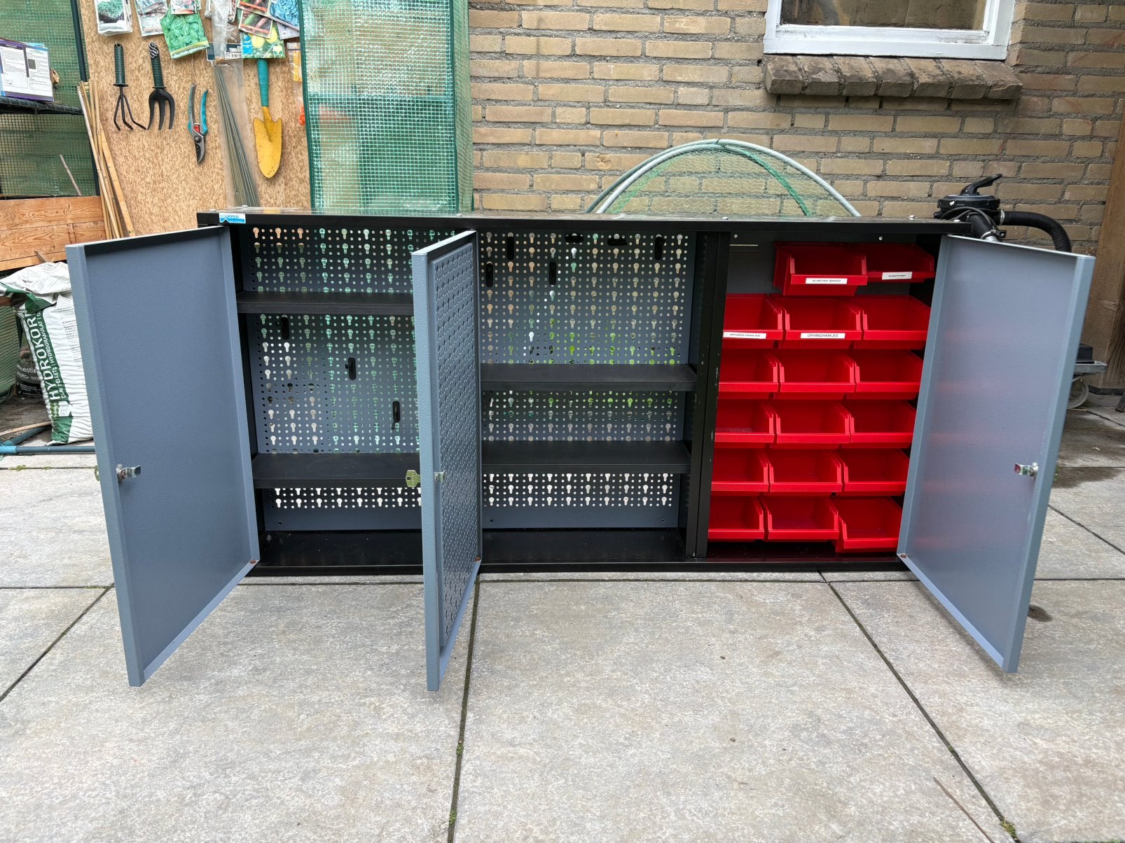 Kuper gereedschapkast, Doe-het-zelf en Verbouw, Gereedschapskisten, Ophalen, Gebruikt