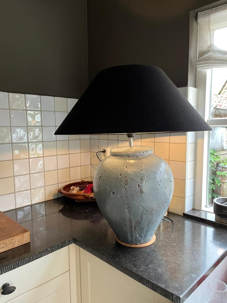 Mega grote kruiklamp, Huis en Inrichting, Lampen | Tafellampen, Overige materialen, Gebruikt, Ophalen of Verzenden, 75 cm of meer
