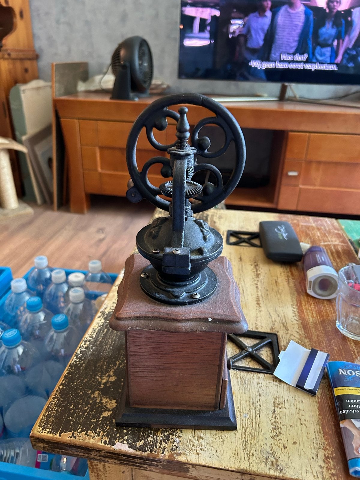 Antieke koffiemolen - Decoratief en functioneel, Ophalen of Verzenden