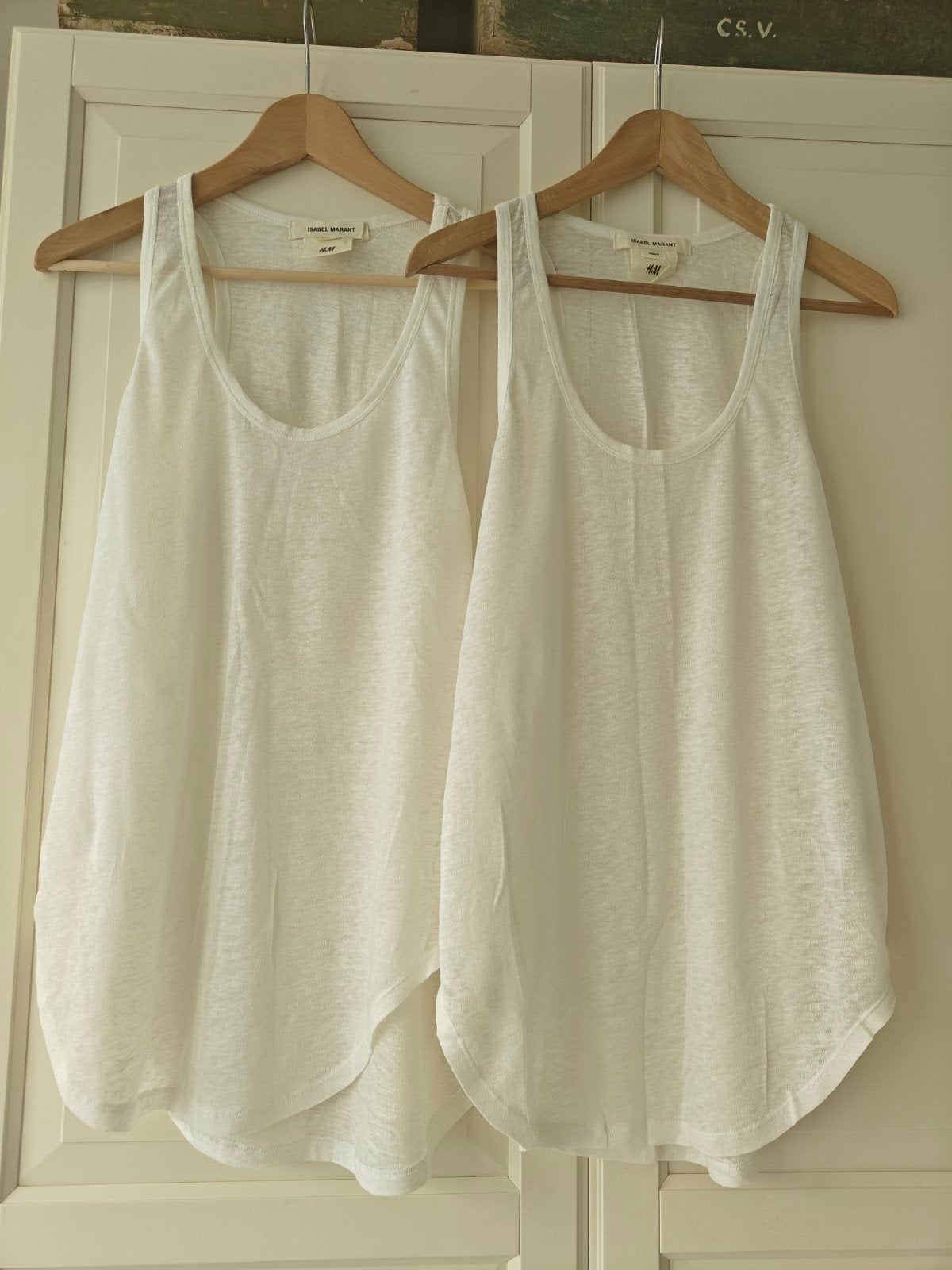 Nieuw! Twee Isabel Marant x HM linnen top maat 40, Maat 38/40 (M), Wit, Nieuw, Ophalen of Verzenden