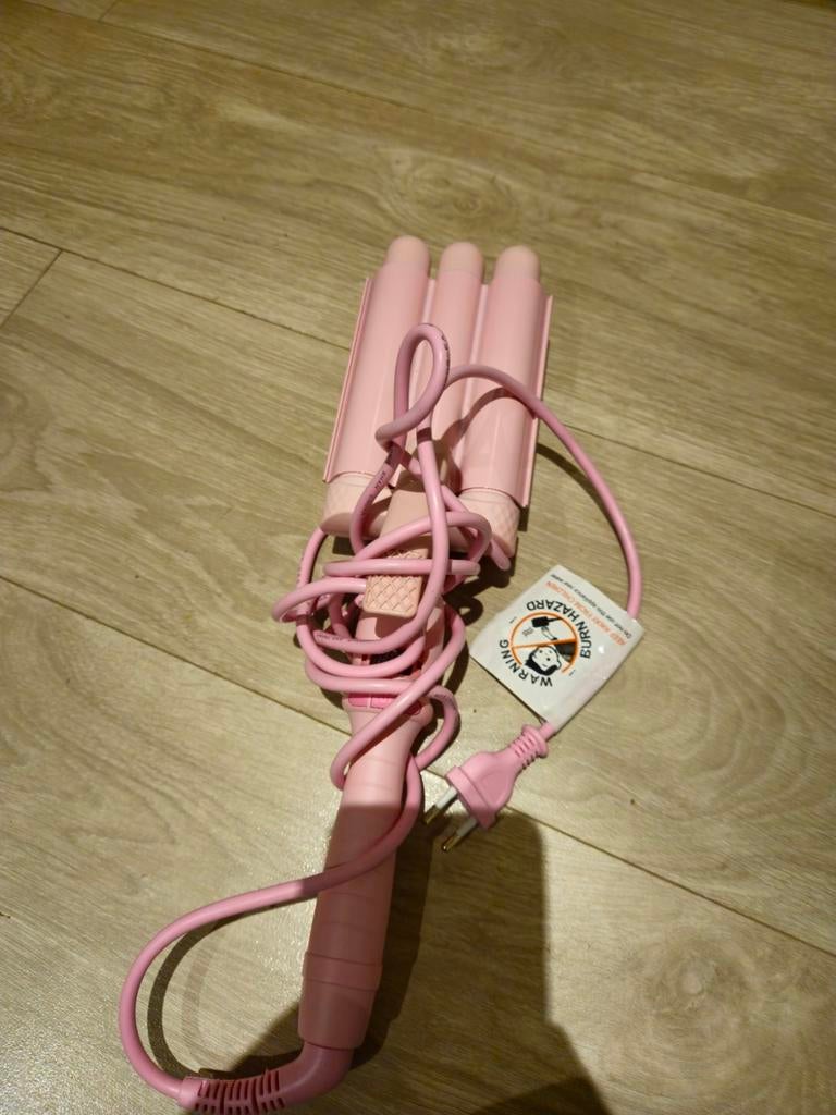 Mermade Hair Mini Waver Krultang - Roze 25 mm, Ophalen, Zo goed als nieuw, Haarverzorging