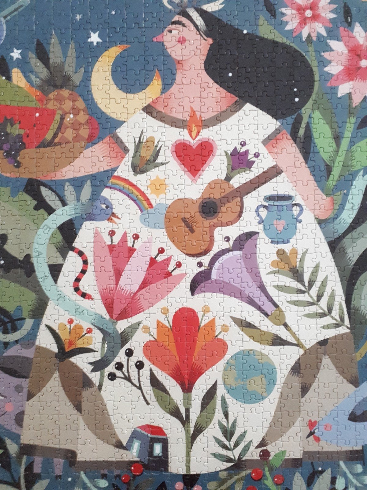 EEBOO puzzel 🌍 MOTHER EARTH 1000 stukjes, Hobby en Vrije tijd, Denksport en Puzzels, Ophalen of Verzenden, 500 t/m 1500 stukjes