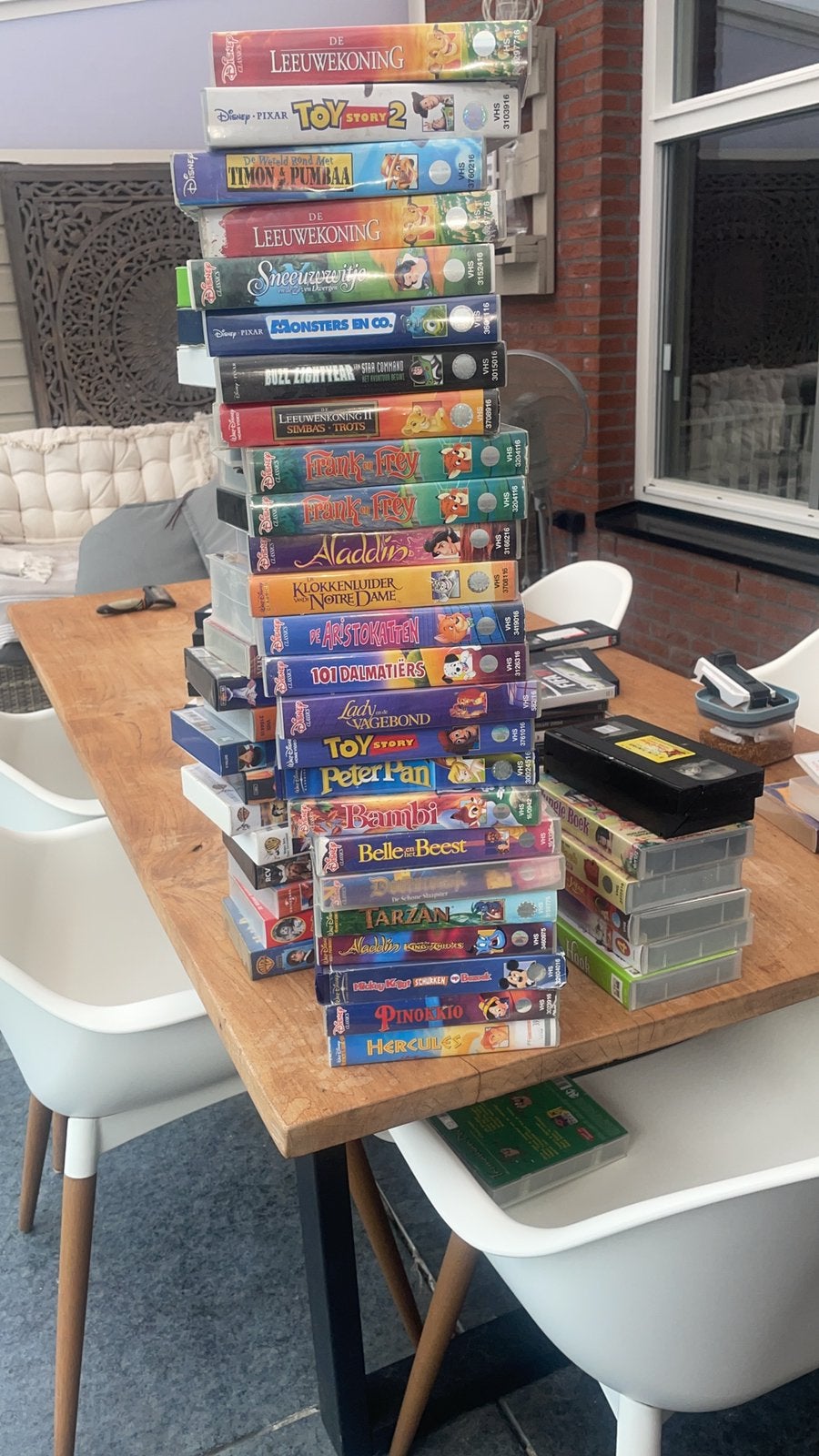 Disney videobanden, Cd's en Dvd's, VHS | Kinderen en Jeugd, Gebruikt, Tekenfilm, Alle leeftijden, Ophalen of Verzenden