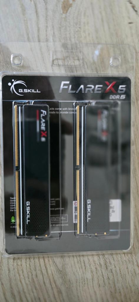 G.Skill DDR5 Flare X5 32GB (2x16GB) 6000MHz, Computers en Software, RAM geheugen, 32 GB, Ophalen of Verzenden, Zo goed als nieuw