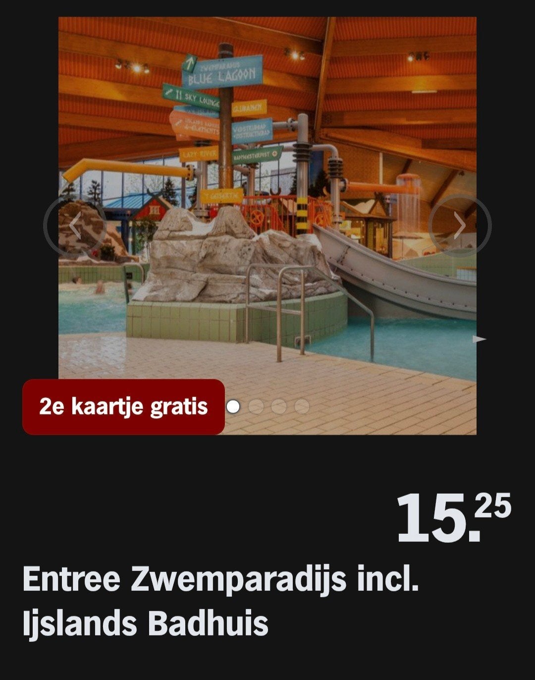 ZWEMPARADIJS DE SCHEG + IJSLANDS BADHUIS ♡ 2e kaartje gratis, Eén persoon, Overige soorten