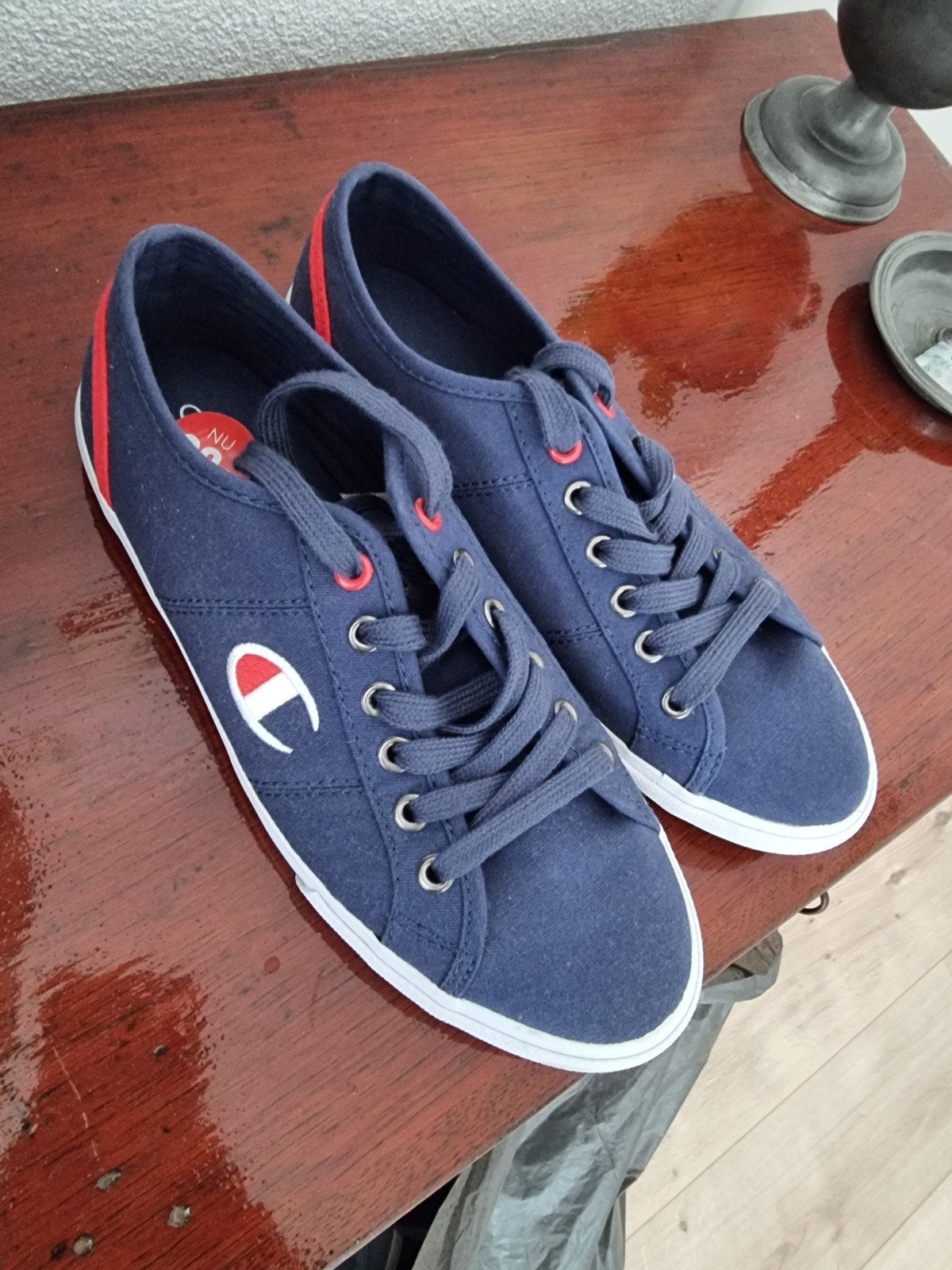 blauwe sneakers van champion maat 40, Blauw, Nieuw, Ophalen of Verzenden, Sneakers of Gympen