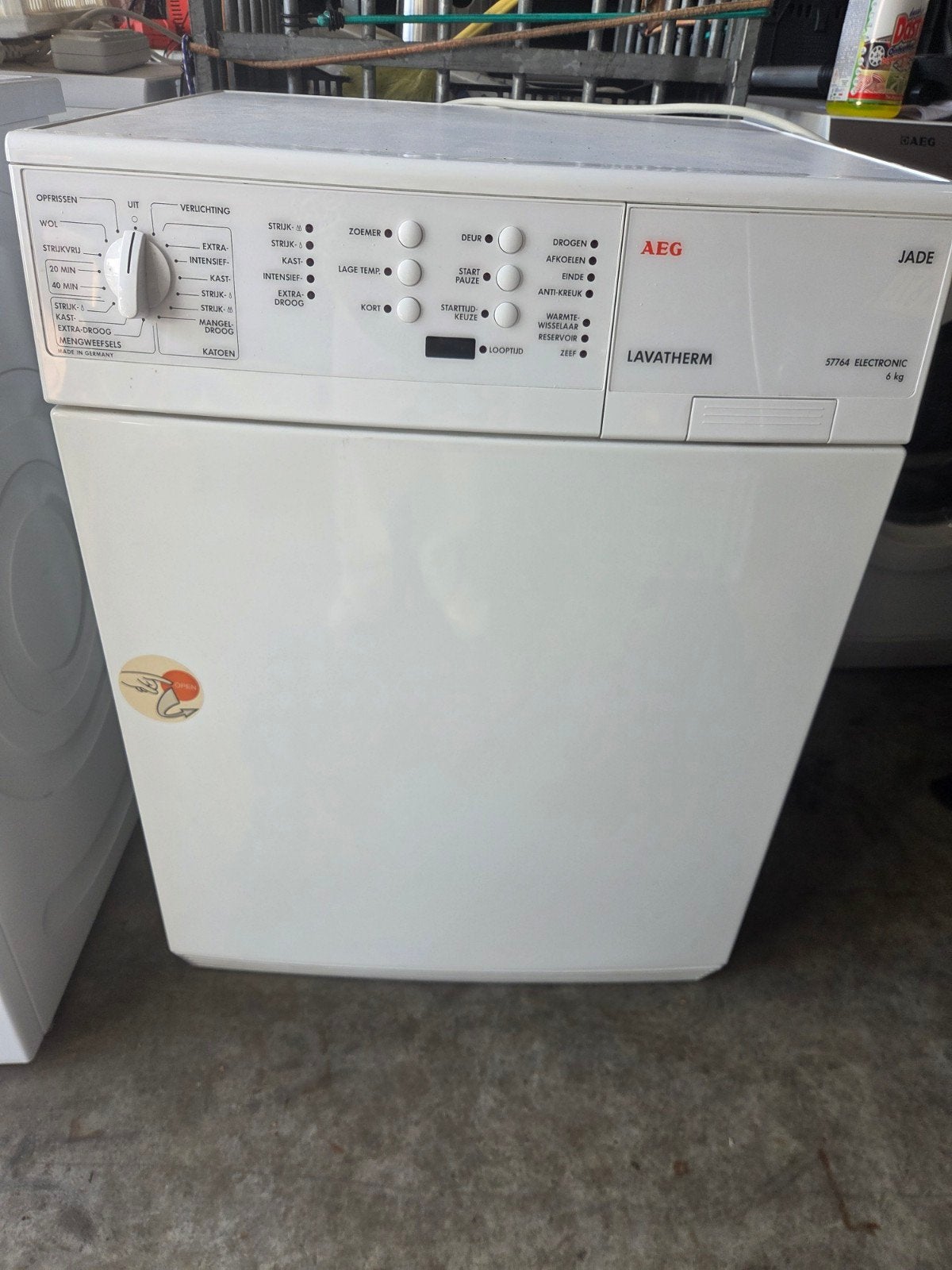 AEG Lavatherm 57764 Electronic Jade 6 kg wasdroger