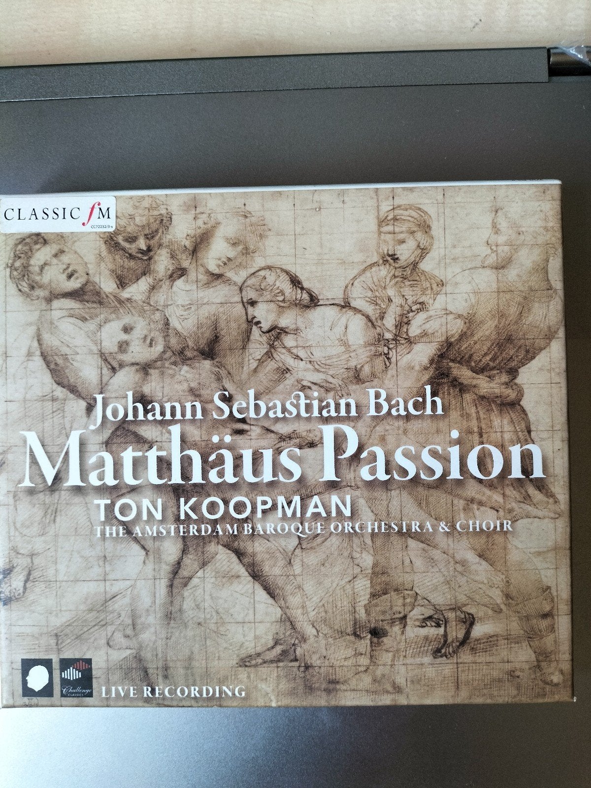 Bach: Matthäus Passion - Ton Koopman (Live Recording), Inclusief DVD, Boxset, Verzenden, Zo goed als nieuw