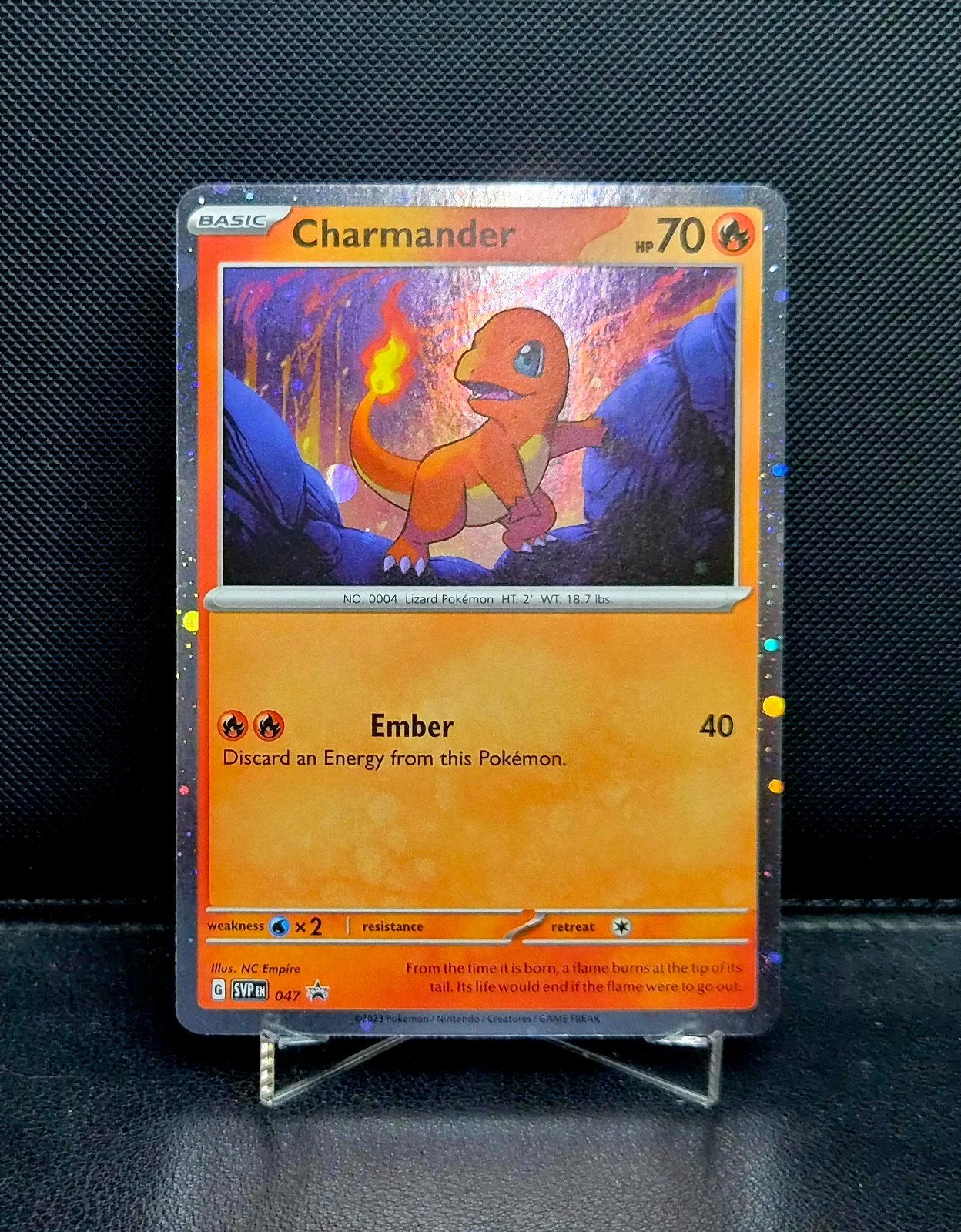Charmander Cosmos holo SVP047 Promo kaart NM, Ophalen of Verzenden, Zo goed als nieuw