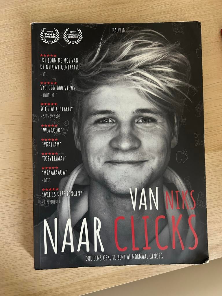 Van Niks naar Clicks - Kalvijn boek, Ophalen of Verzenden, Gelezen