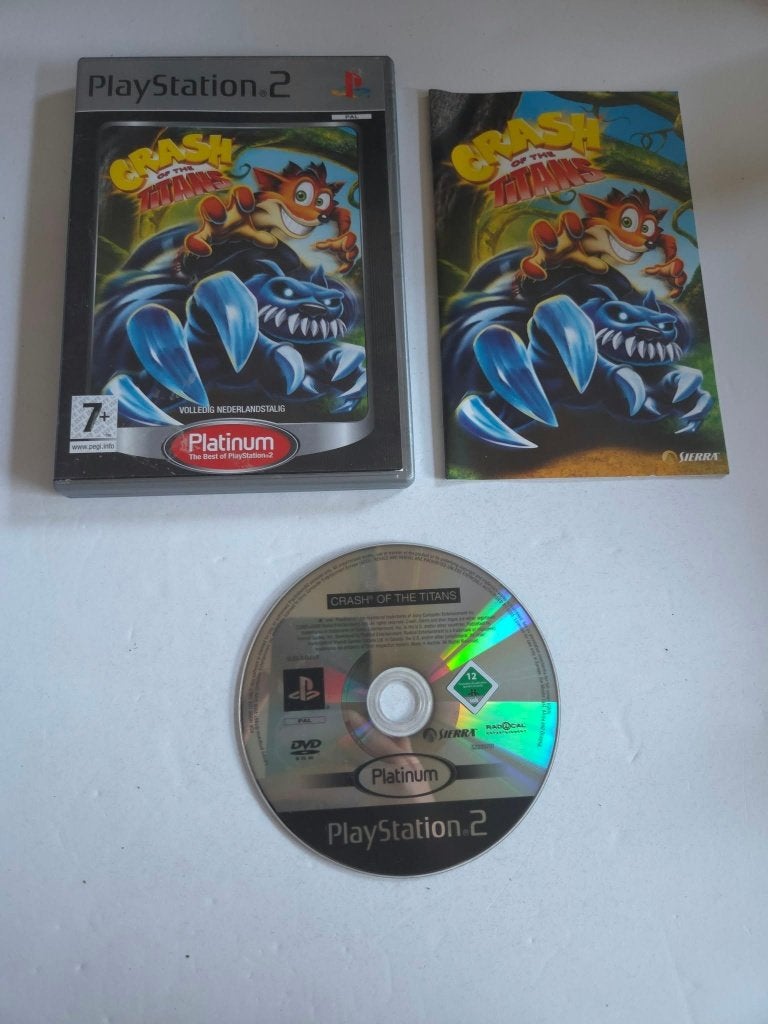 Playstation 2 (PS2) - Crash of the Titans - 12667, Spelcomputers en Games, Avontuur en Actie, 1 speler, Ophalen of Verzenden, Zo goed als nieuw