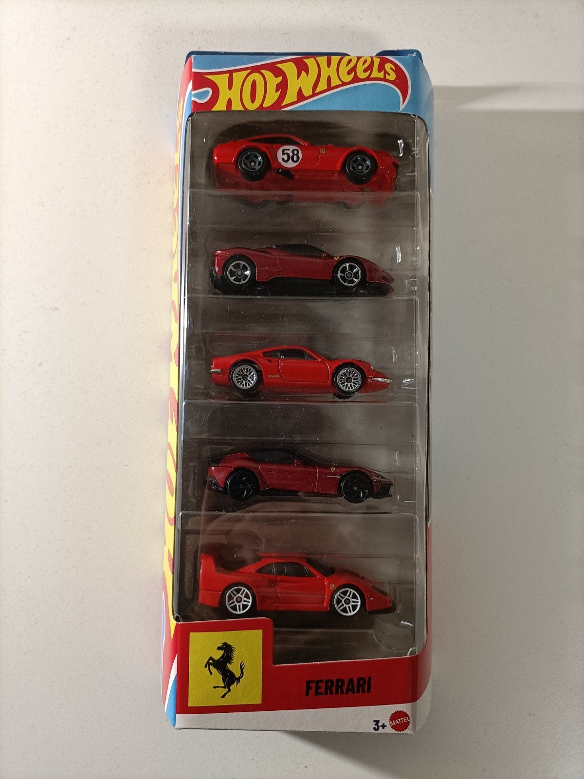 Hot Wheels Ferrari 5-pack - Nieuw in verpakking, Ophalen of Verzenden, Nieuw, Auto