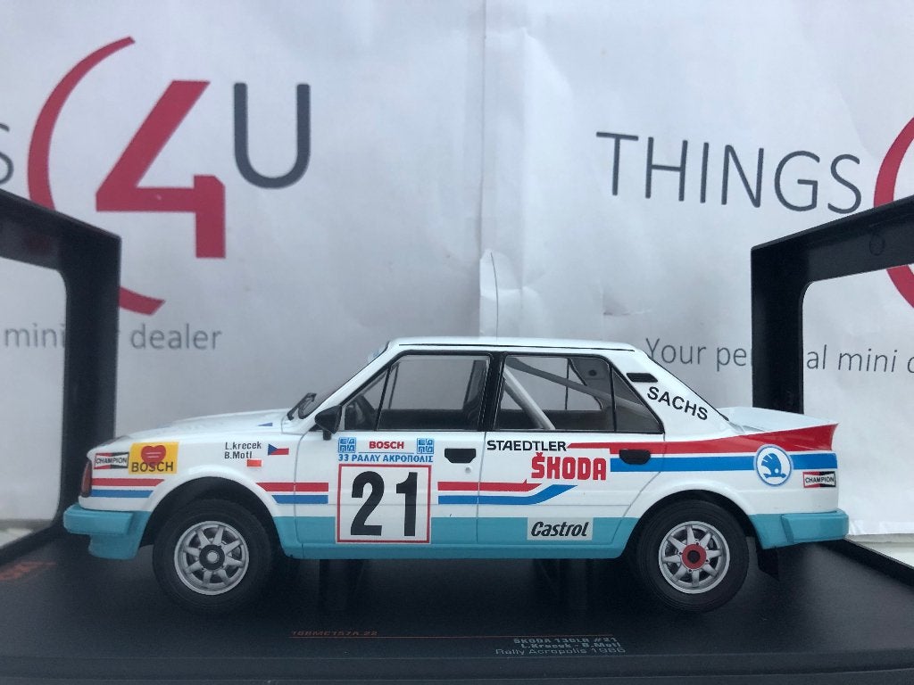Ixo 1:18 Skoda 130 LR, No.21 Rally Acropolis L.Krecek, Ophalen of Verzenden, Nieuw, Auto, Overige merken