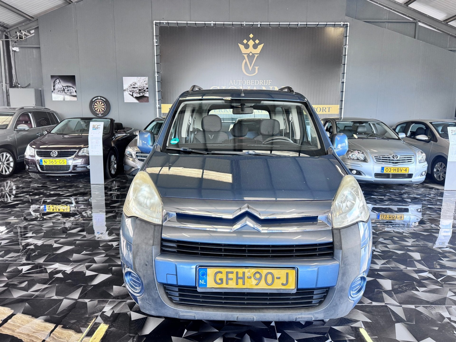 Citroen BERLINGO 1.6-16V Multispace INRUIL MOGELIJK, Auto's, Voorwielaandrijving, 4 cilinders, Blauw, Handgeschakeld