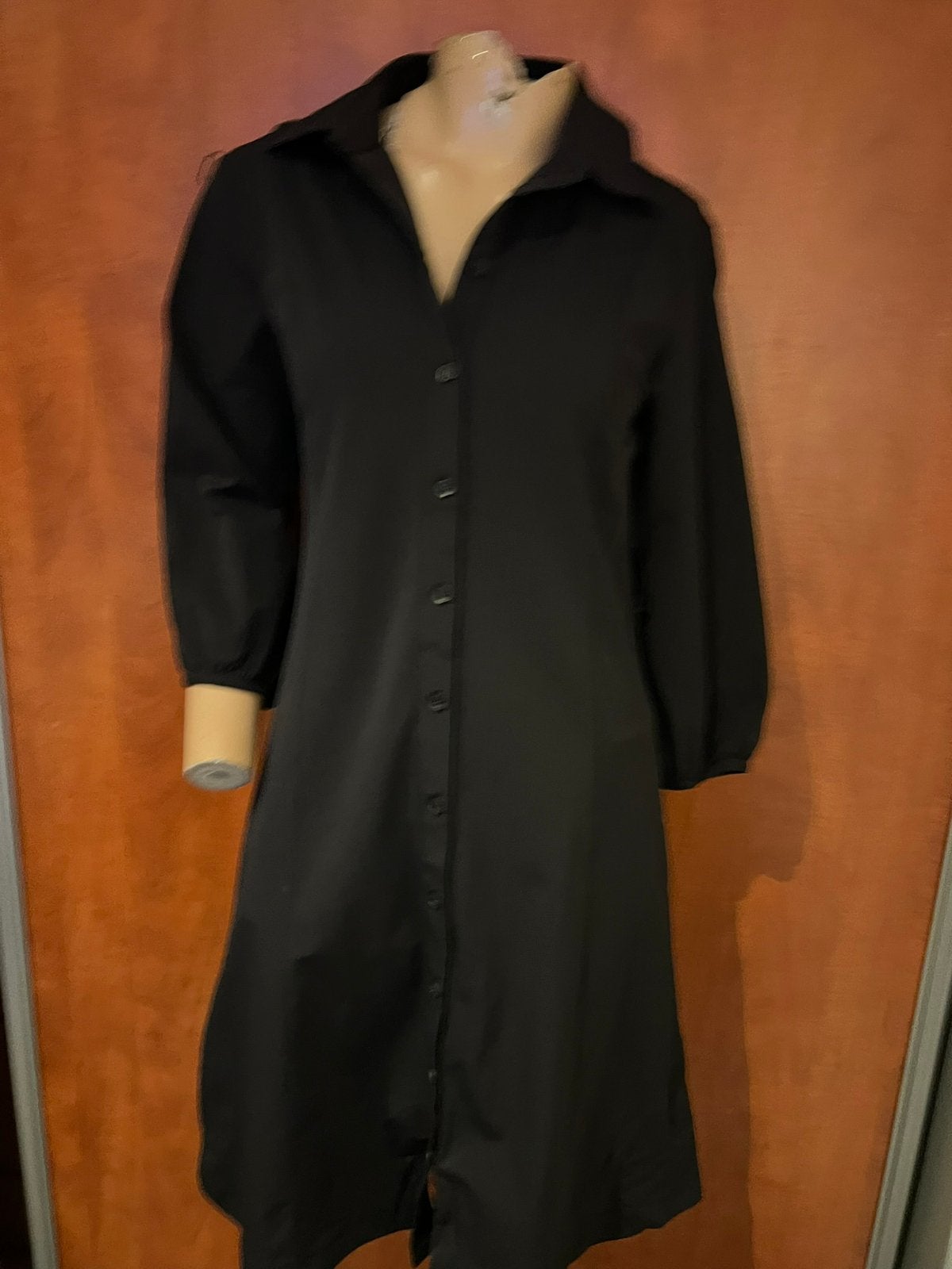 Nicolette Kluijver doorknoop jurk maat m origineel zgan, Kleding | Dames, Maat 38/40 (M), Zwart, G, T