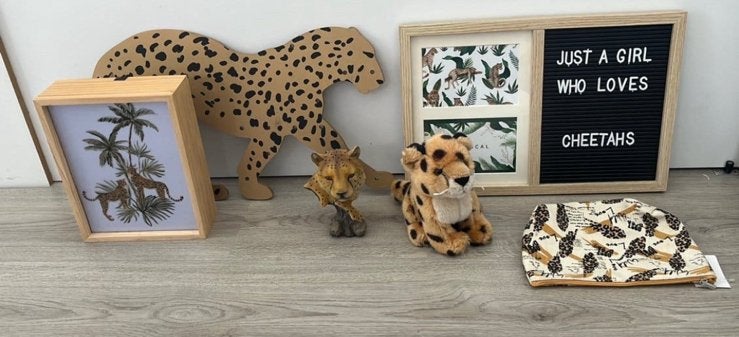 Leuke woondeco panters panterprint, Ophalen of Verzenden, Zo goed als nieuw