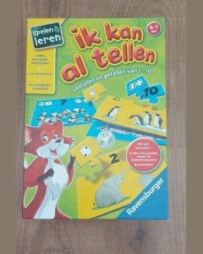 Ravensburger Ik kan al tellen - Educatief telspel, Ophalen of Verzenden, Zo goed als nieuw, Puzzelen