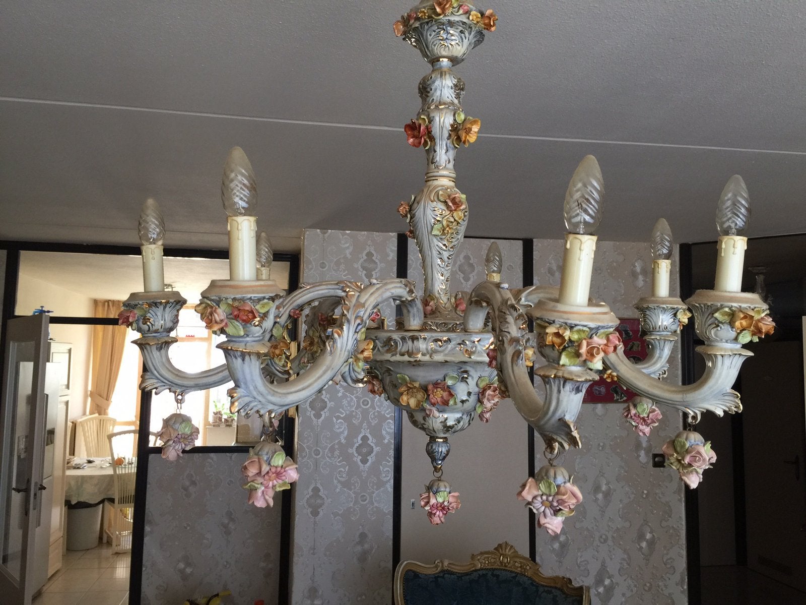 Huis kamer lamp zeven armen, Huis en Inrichting, Ophalen of Verzenden, Zo goed als nieuw